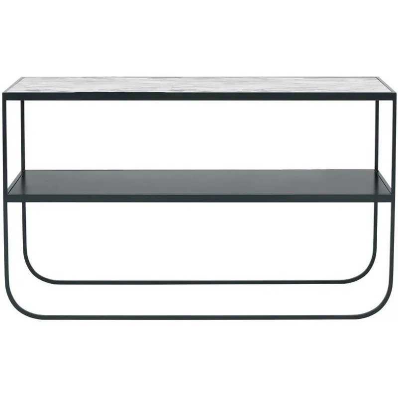 Tati Console 120 Sidobord, Gjort av sten, Quartz Grey / Elegant Grey Outlet