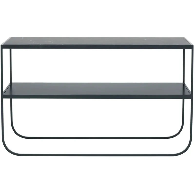 Nyhet Tati Console 120 Sidobord, Char Grey / Nero Marquina