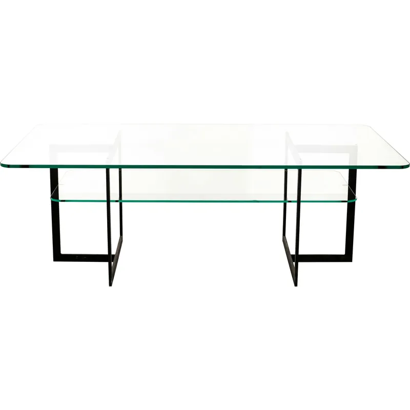 Säker betalning Square Soffbord 140x80x45 cm, Svart