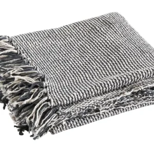 Fortore pläd - Grå/creme 130 x 170 cm från Brafab- Bra Möbler Sista chansen