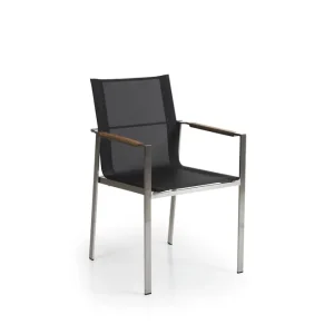 Populärt val Gotland matstol - Rostfritt/teak från Brafab- Bra Möbler