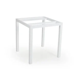 Kampanj Grigny bordsstativ - Vit matt 70x70 cm från Brafab- Bra Möbler