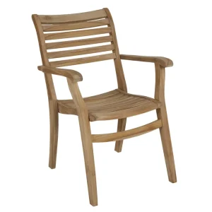 Karlo stapelstol - Teak från Brafab- Bra Möbler Outlet