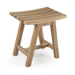 Beställ nu Keros pall - Teak 45 x 32 cm från Brafab- Bra Möbler