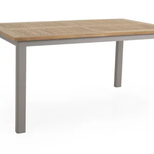 Lyon matbord - Teak/khaki 152 - 210 x 92 cm från Brafab- Bra Möbler Erbjudande