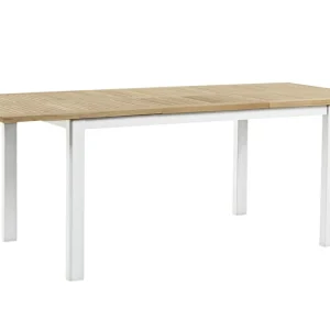 Lägg i varukorgen Lyon matbord - Teak/matt vit 152 - 210 x 92 cm från Brafab- Bra Möbler