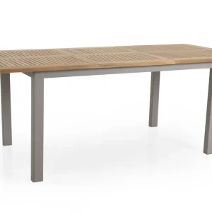 Lyon matbord - Teak/khaki 194 - 252 x 92 cm från Brafab- Bra Möbler Billigare