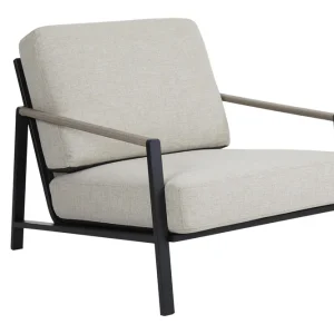 Köp nu Lyra fåtölj - Svart med beige dyna 79 x 98 cm från Brafab- Bra Möbler
