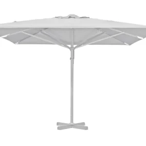 Populärt val Paris parasoll - Vit/vit 4 x 4 m från Brafab- Bra Möbler