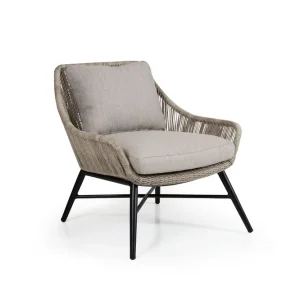 Pembroke fåtölj - Beige twist med beige dyna från Brafab- Bra Möbler Extra rabatt
