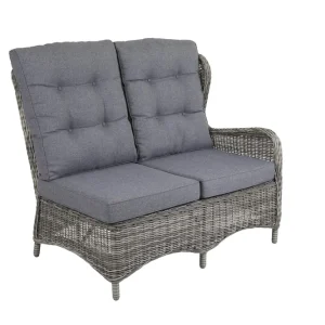 Rosita 2-sitsavslut - Grå med grå dyna 132 x 86 cm från Brafab- Bra Möbler Kundfavorit