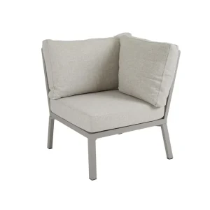 Samvaro hörndel - Khaki med beige dyna 79 x 79 cm från Brafab- Bra Möbler I lager
