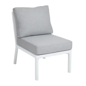 Extra rabatt Samvaro mittdel - Vit med grå dyna 56 x 79 cm från Brafab- Bra Möbler