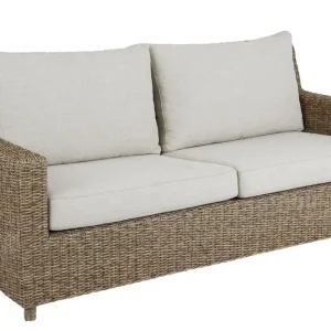 Sandkorn 2,5-sitssoffa - Natur med beige dyna 190 x 89 cm från Brafab- Bra Möbler Nedsatt pris