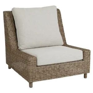 Sandkorn lounge fåtölj - Natur med beige dyna 90 x 94 cm från Brafab- Bra Möbler Snabb leverans