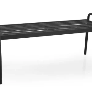 Erbjudande Sonnac bänk - Svart 124 x 51 cm från Brafab- Bra Möbler