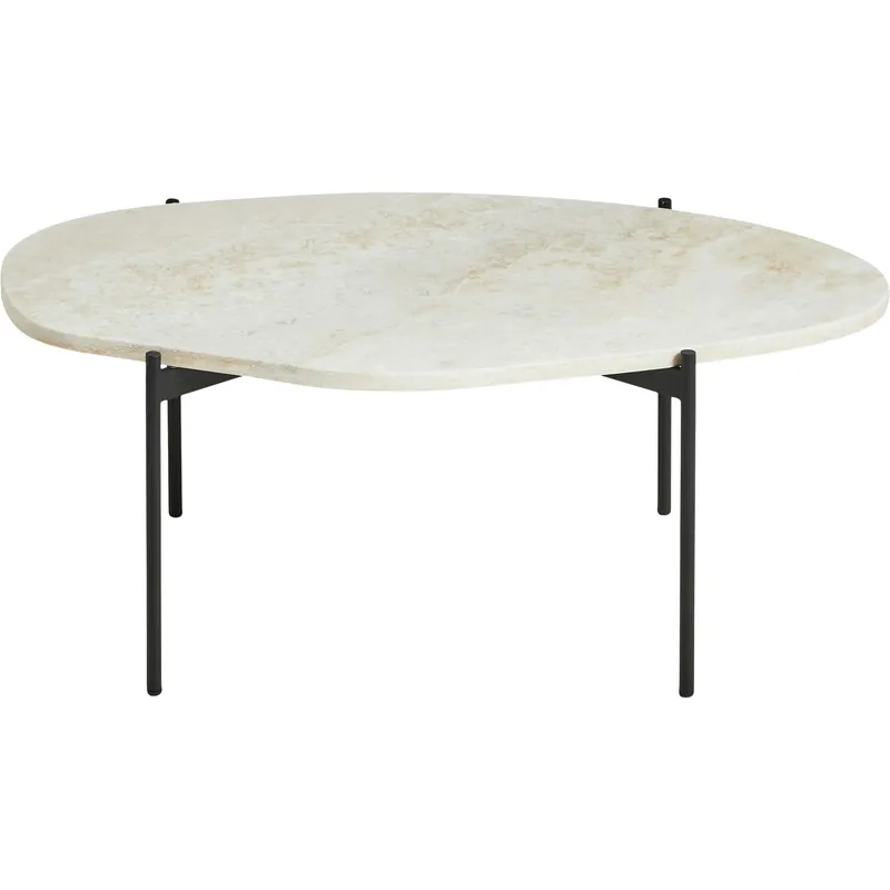 LA TERRA Soffbord Travertin Ivory L: 95 cm Reapris