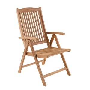 Veronica positionsstol - B/c teak från Brafab- Bra Möbler Erbjudandepris