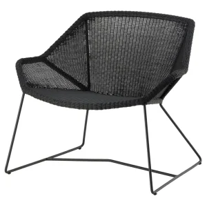 Breeze loungefåtölj - Svart från Cane-line- Bra Möbler Sista chansen