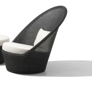 Kingston solstol - Grafit Med hjul från Cane-line- Bra Möbler Beställ nu