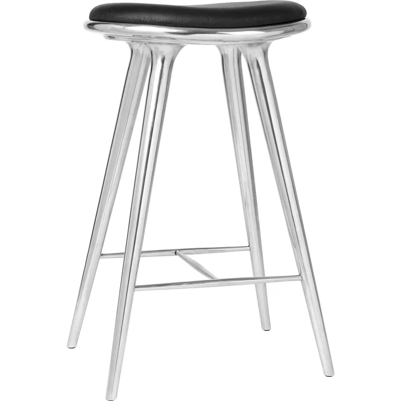 High Stool Pall 74 cm, Återvunnen Aluminium Sista chansen