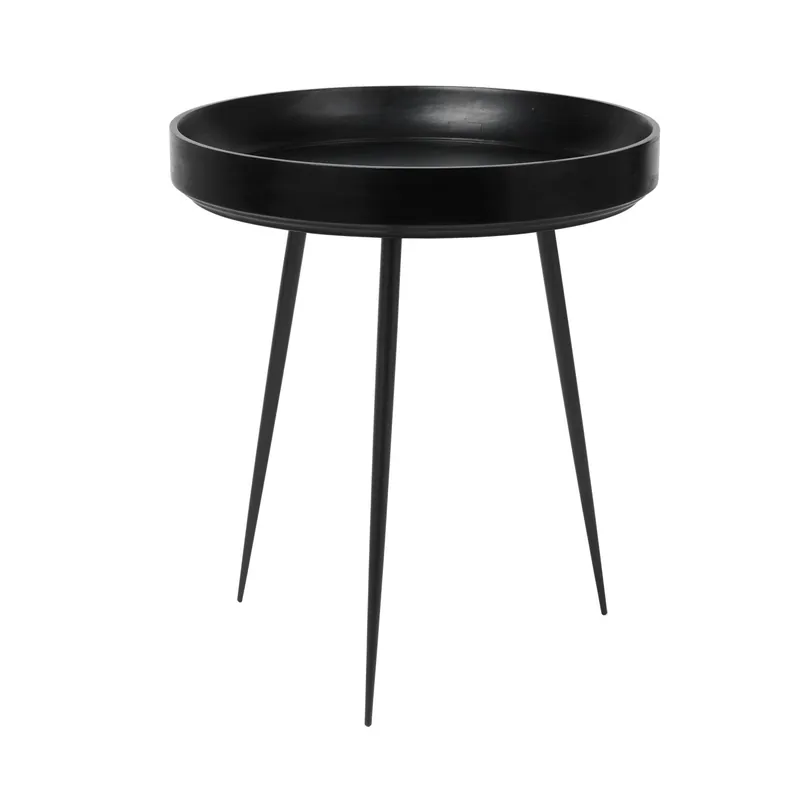 Beställ nu Bowl Soffbord Svartbetsat Mangoträ, 46 cm