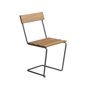 Beställ idag Stol 1 - Teak/galvat från Grythyttan Stålmöbler- Bra Möbler