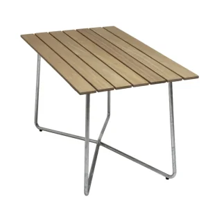 Erbjudandepris Bord B25A - Oljad ek/galvat 120 x 70 cm från Grythyttan Stålmöbler- Bra Möbler