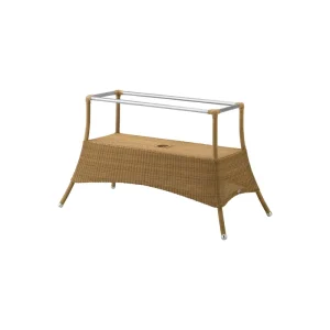 Erbjudandepris Lansing bordsstativ - Natur 120 x 60 cm från Cane-line- Bra Möbler