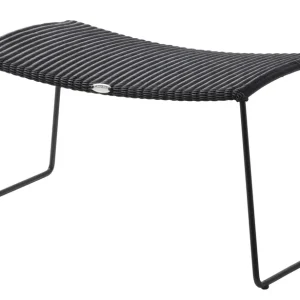 Outlet Breeze pall - Svart 72 x 36 cm från Cane-line- Bra Möbler