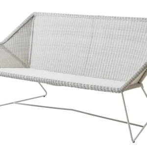 Breeze 2-sitssoffa - Vit från Cane-line- Bra Möbler I lager