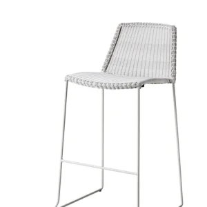 Breeze barstol - Vit från Cane-line- Bra Möbler Billigare