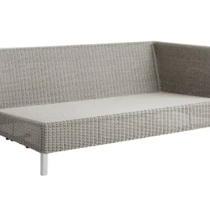 Connect 2-sitsmodul V - Taupe Vänstermodul från Cane-line- Bra Möbler Billig