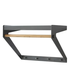 Copenhagen city rack - Lava grå/teak från Cane-line- Bra Möbler Outlet
