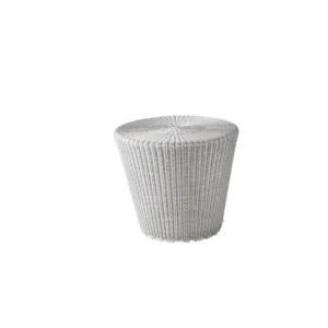 Fynd Kingston pall - Vit/grå 46 cm från Cane-line- Bra Möbler