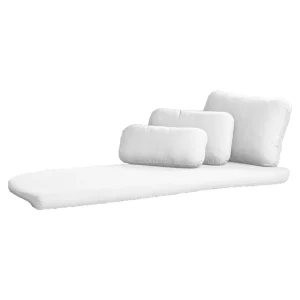 Dyna till Savannah daybed - Vit Högermodul från Cane-line- Bra Möbler Trygg betalning