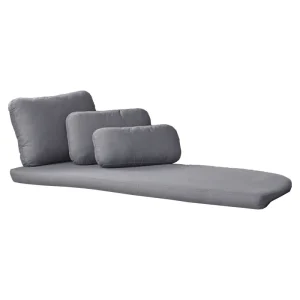 Kundfavorit Dyna till Savannah daybed - Grå Vänstermodul från Cane-line- Bra Möbler
