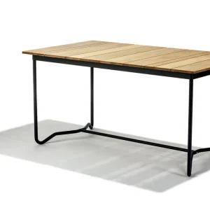 Grinda matbord - Teak/svart 150 x 85 cm från Skargaarden- Bra Möbler Kundfavorit