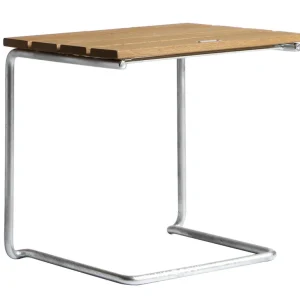 Fotpall A3 - Oljad ek/galvat 32 x 45 cm från Grythyttan Stålmöbler- Bra Möbler Snabb leverans
