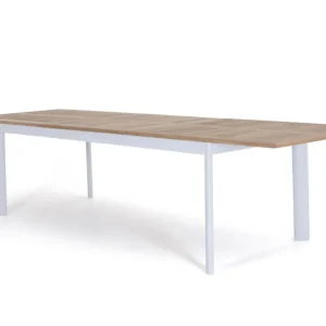 Billig Nice matbord - Vit/teak 224 - 304 x 100 cm från Selected Home- Bra Möbler