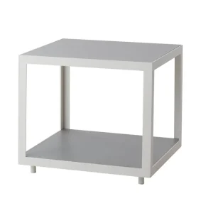 Outlet Level soffbordsunderrede - Vit 48 x 48 cm från Cane-line- Bra Möbler