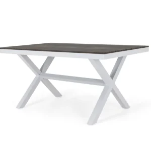 Vegas matbord - Vit med grå nonwood 150 x 90 cm från Selected Home- Bra Möbler Extra rabatt
