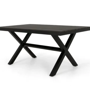 Vegas matbord - Svart med grå nonwood 150 x 90 cm från Selected Home- Bra Möbler Fri frakt