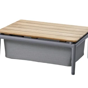 Conic box/bord - Light grey 74 x 52 cm från Cane-line- Bra Möbler Köp online