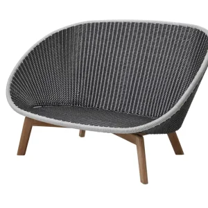 Utförsäljning Peacock 2-sitssoffa - Grey/light grey från Cane-line- Bra Möbler