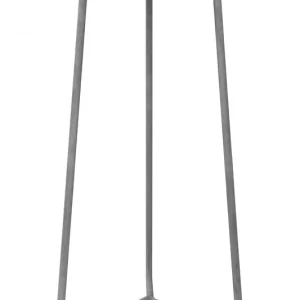 Snabb leverans Pall V1 - Teak/galvat 31 cm från Grythyttan Stålmöbler- Bra Möbler