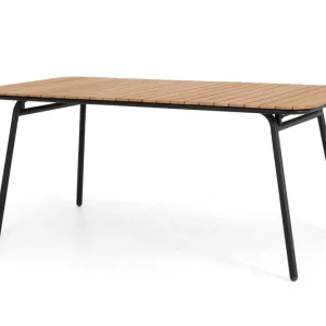 Kundfavorit Hönö matbord - Svart/teak 194 x 90 cm från Selected Home- Bra Möbler