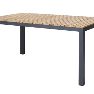 Beställ nu Mood extreme matbord - Antracit/teak 165 x 100 cm från Cinas- Bra Möbler