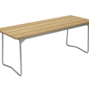 Bänk 8 - Oljad ek/galvat 110 x 40 cm från Grythyttan Stålmöbler- Bra Möbler Kampanj