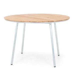 Expressleverans Resö matbord - Teak/galv 110 cm från Selected Home- Bra Möbler
